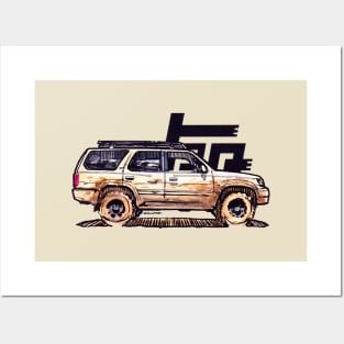 3rd Gen 4Runner TRD - Tan Posters and Art